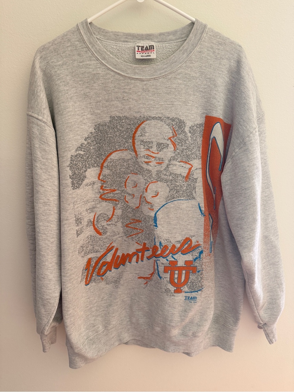 1990’s Heather Grey 'Volunteers' Tennessee UT Crewneck Sweatshirt